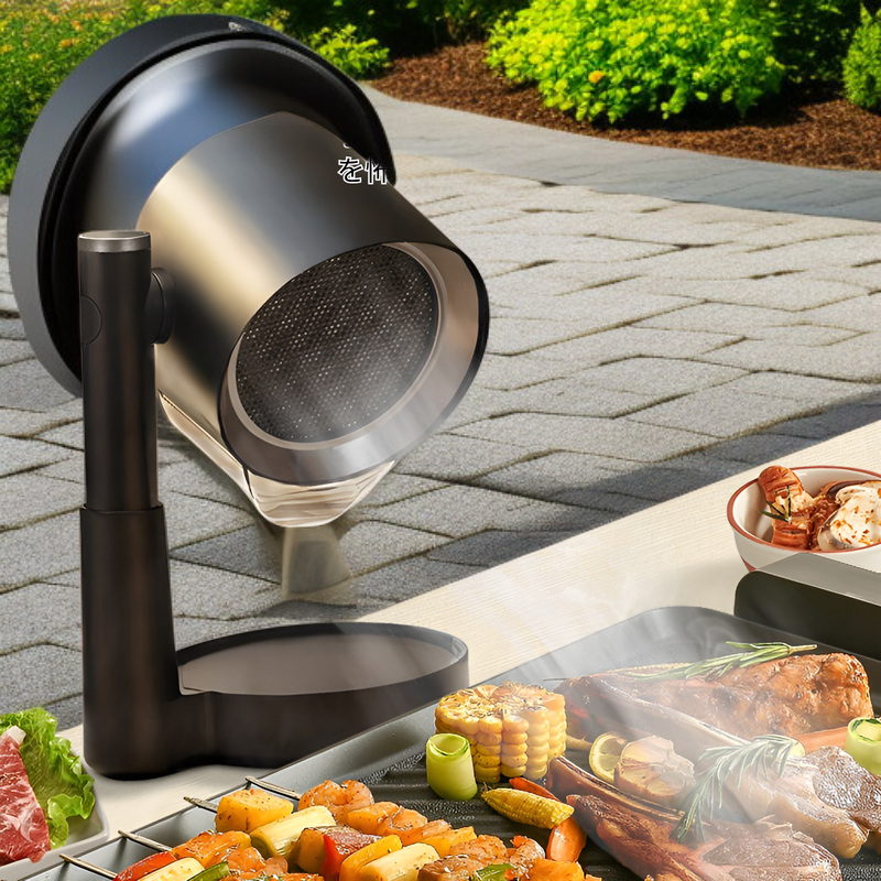 Extracteur de fumée portable de table, purificateur de fumée domestique, moteur sans balais 24V