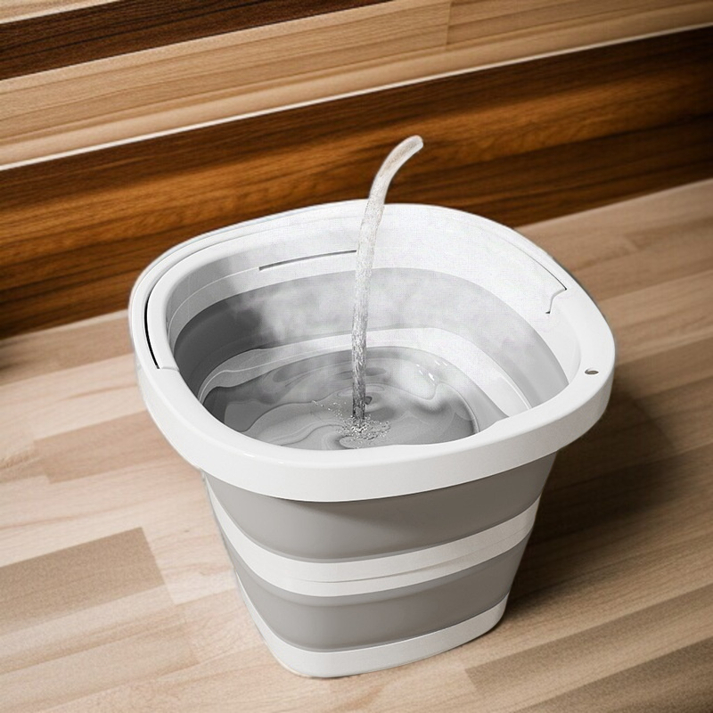 휴대용 플라스틱통 휴대용 접이식통 휴대용 플라스틱 접이식통