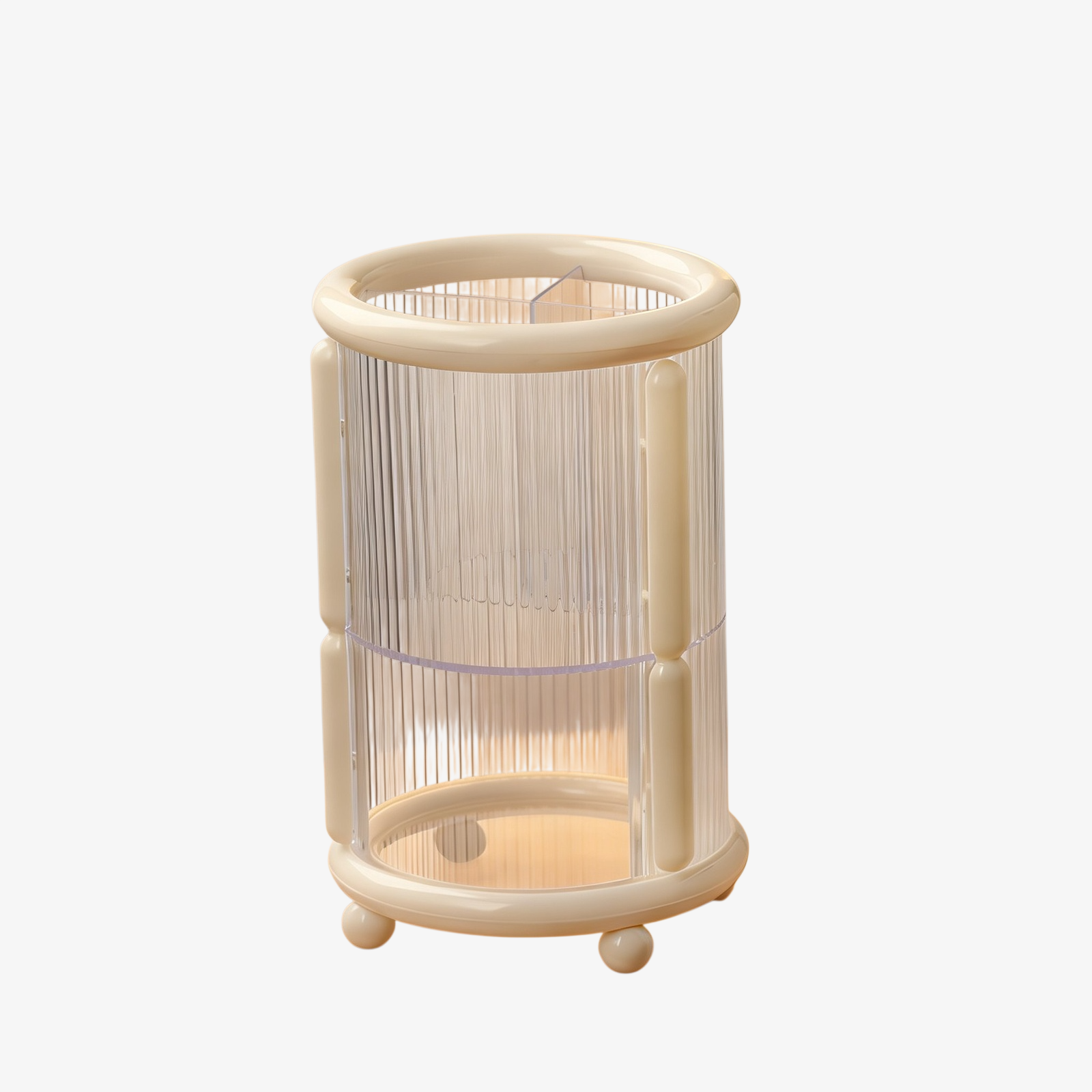 Multifunktionale Schminkpinsel-, Lippenstift- und Augenbrauenstift-Box