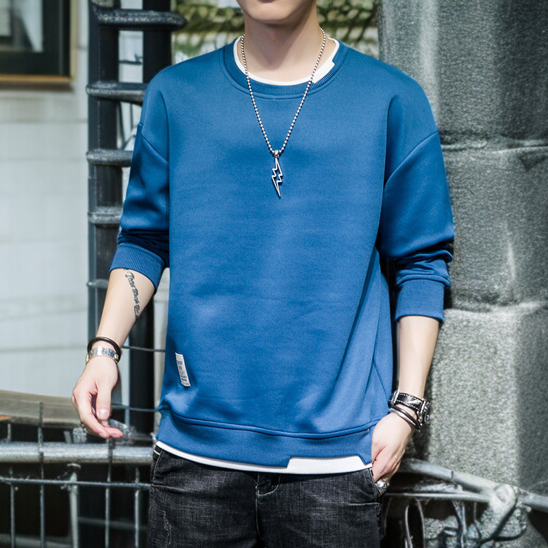 スウェット メンズ 学生 長袖 トップス ラウンドネック プルオーバー ゆったり トップス