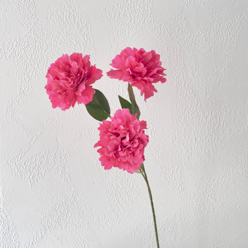 Fleurs artificielles rose rose