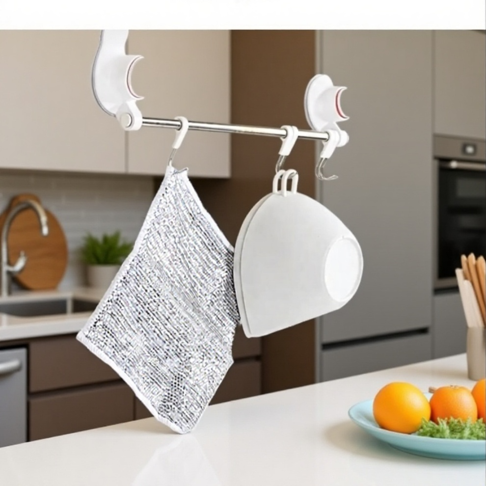 銀線入りふきんの拡大ディテール写真