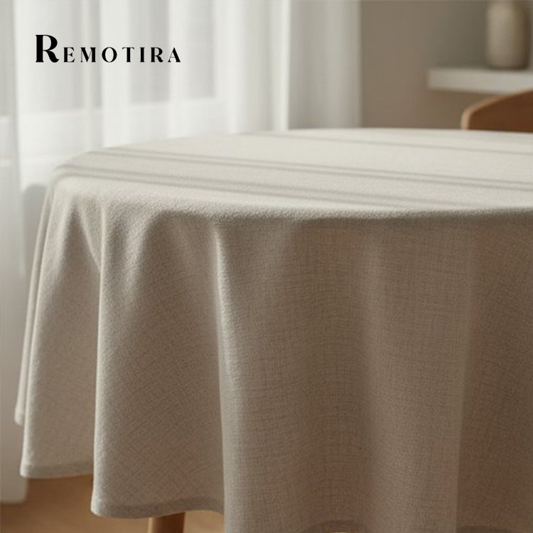 오프 화이트 식탁보