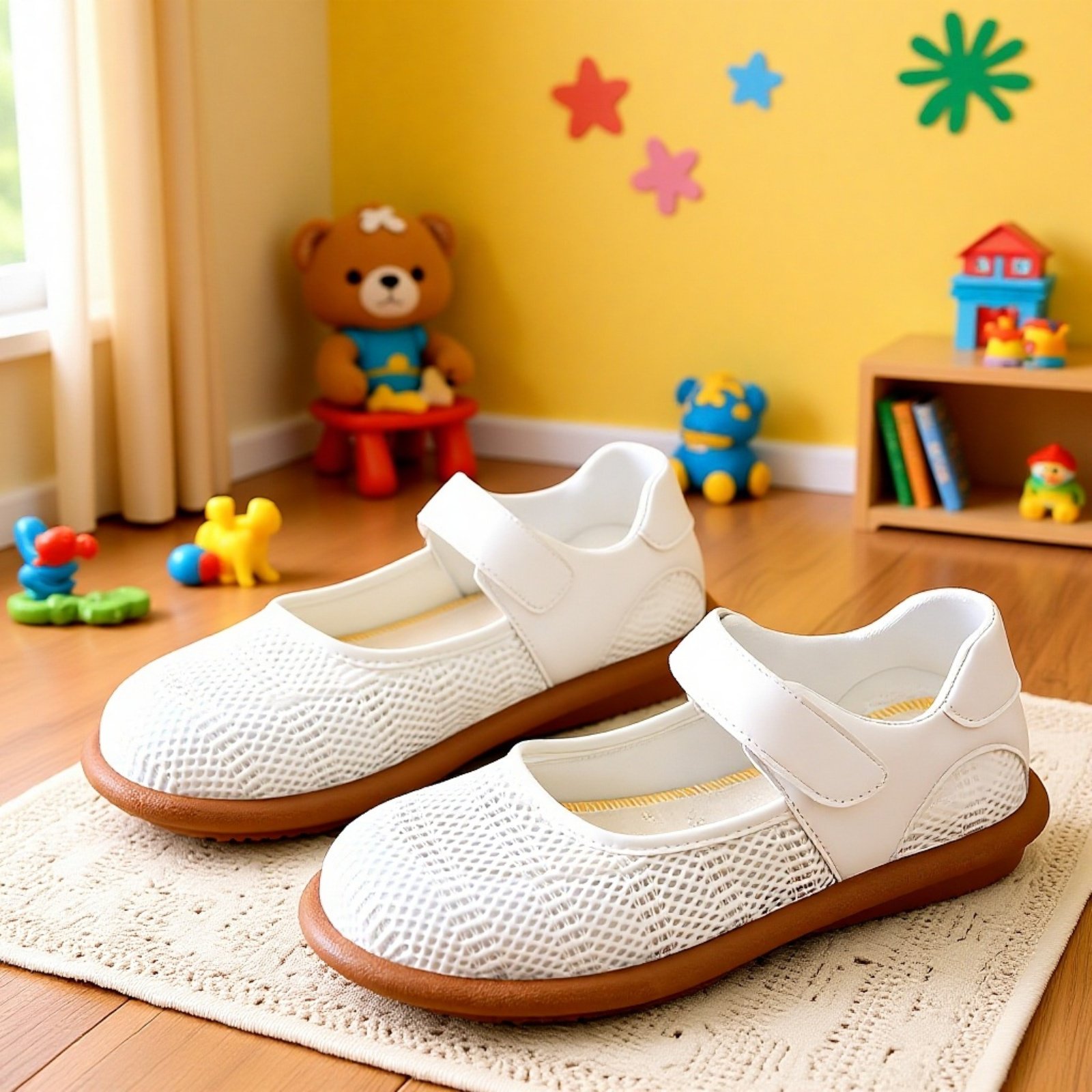 やわらかい底で疲れにくい、通気性抜群の女性用スリッポンカジュアルシューズ