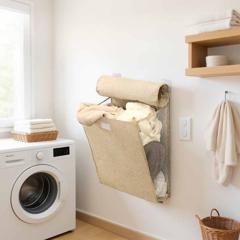 Haushaltskorb für schmutzige Kleidung mit großem Fassungsvermögen,
