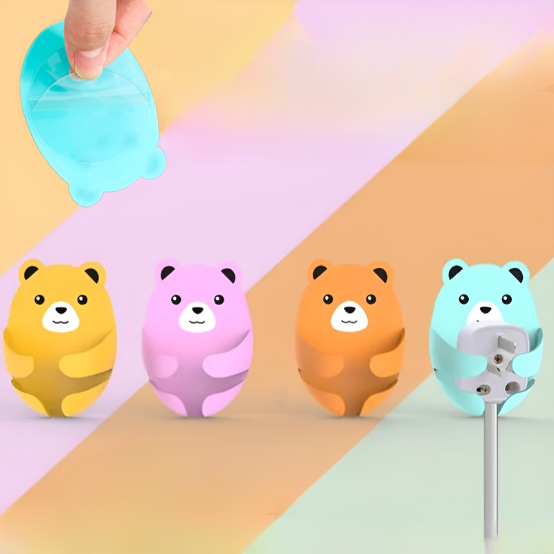 くま型コンセントフック