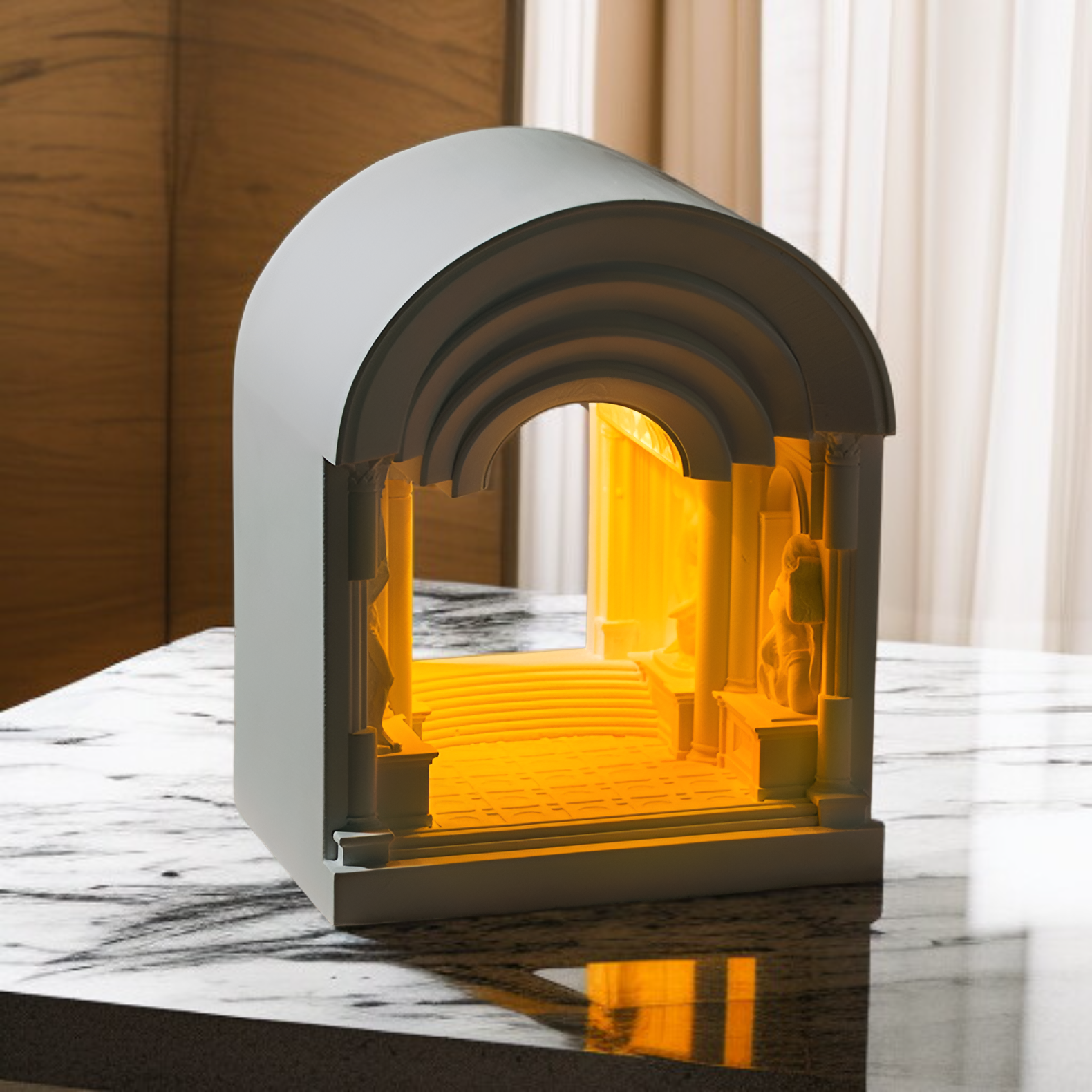 Hangulatos illatosító lámpa működés közben