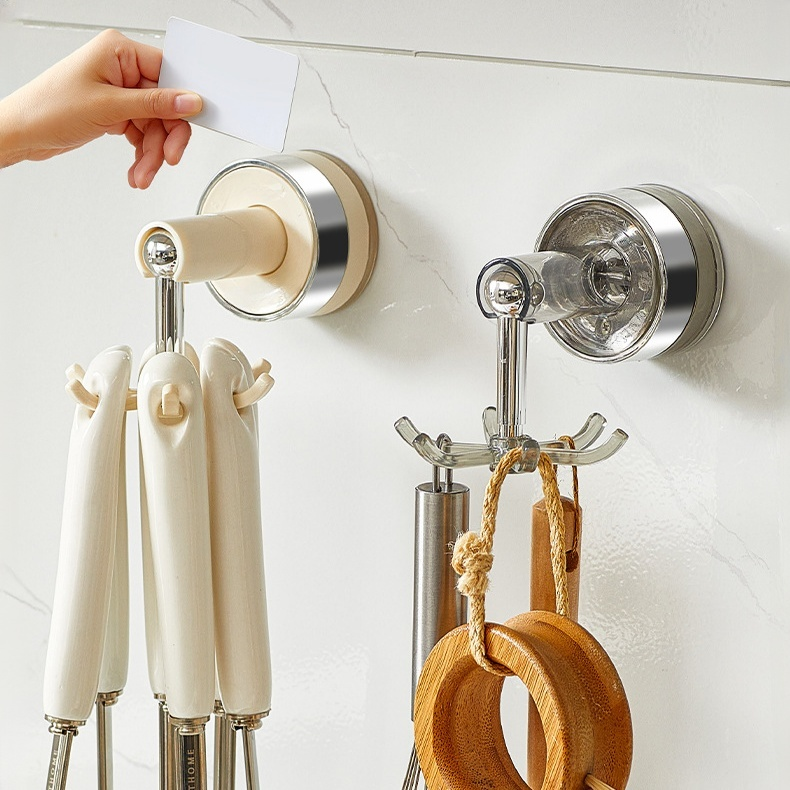 旋轉吸盤掛鉤置物架