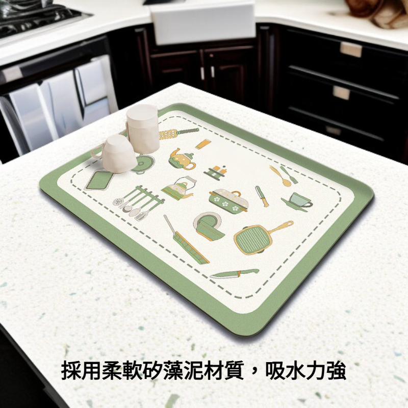 硅藻泥吸水垫