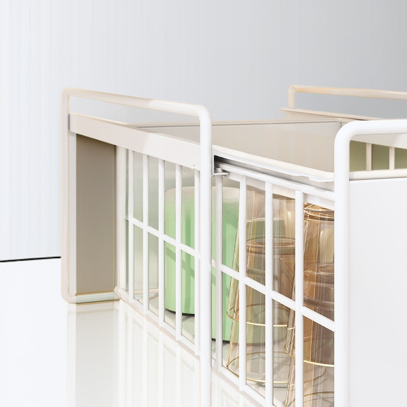 家庭用多機能収納ラック ディッシュレイヤードシェルフプルアウトキッチンシンク下棚 スパイスラック