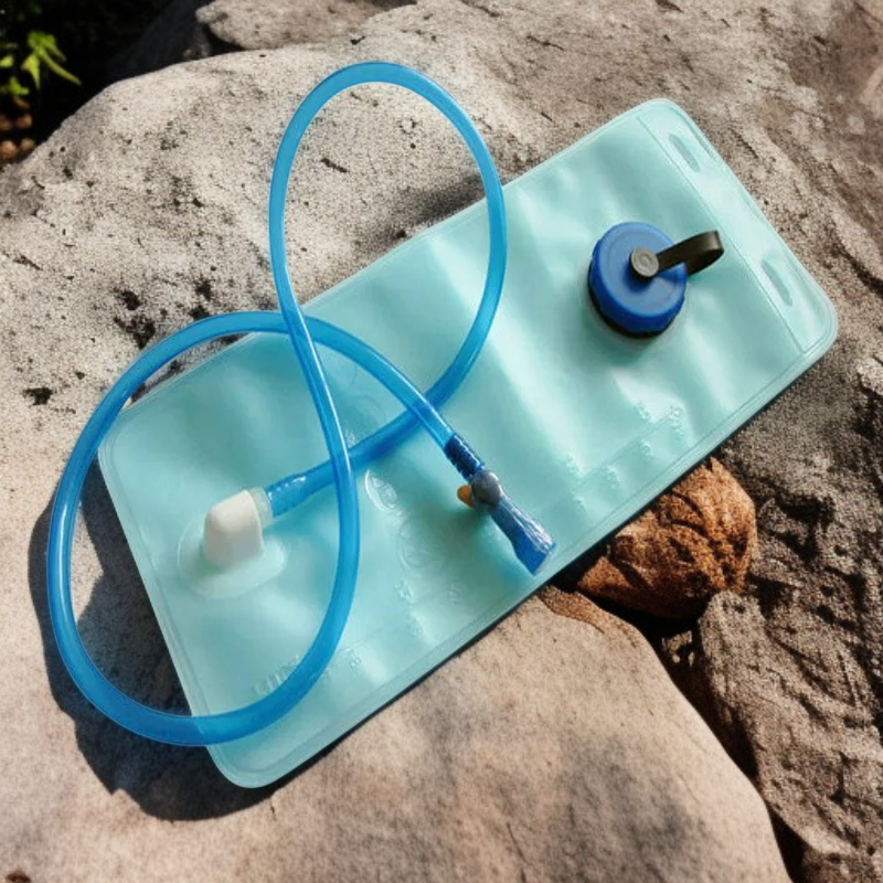 Bolsa de agua deportiva para exteriores, plegable y sin sabor, fácil de transportar