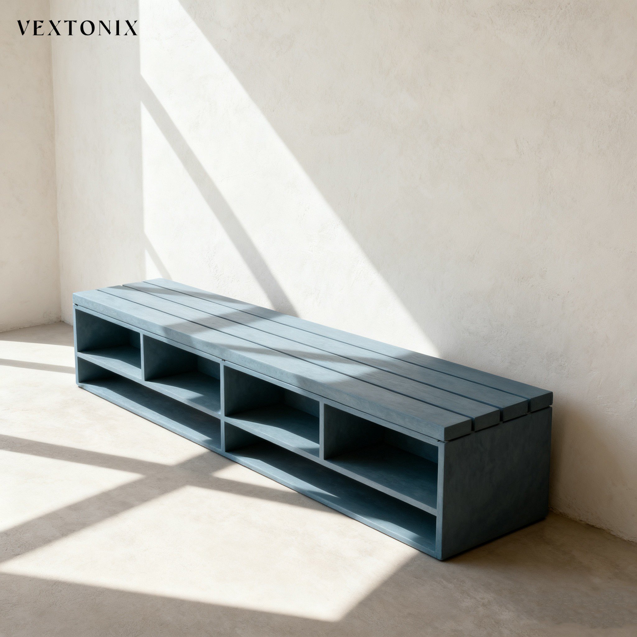 เก้าอี้ยาวเก็บของกลางแจ้ง ดีไซน์ทันสมัย