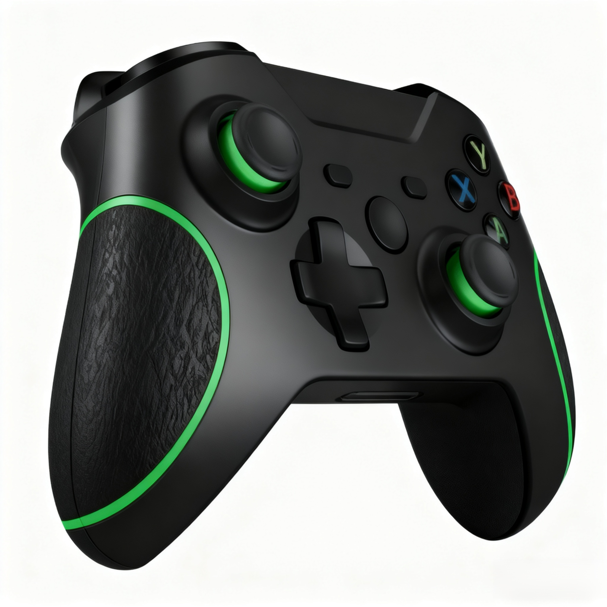 Controlador gaming ergonómico con botones precisos