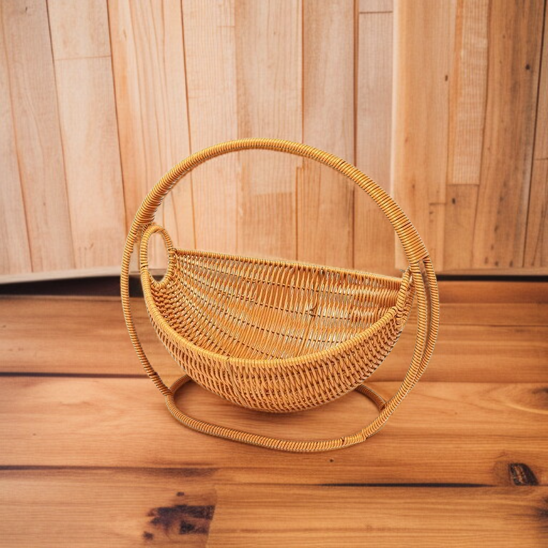 Imitation rattan fruit basket