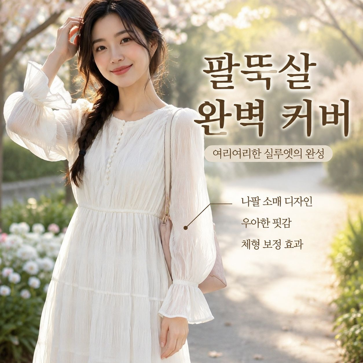 임산부 봄 주름 원피스