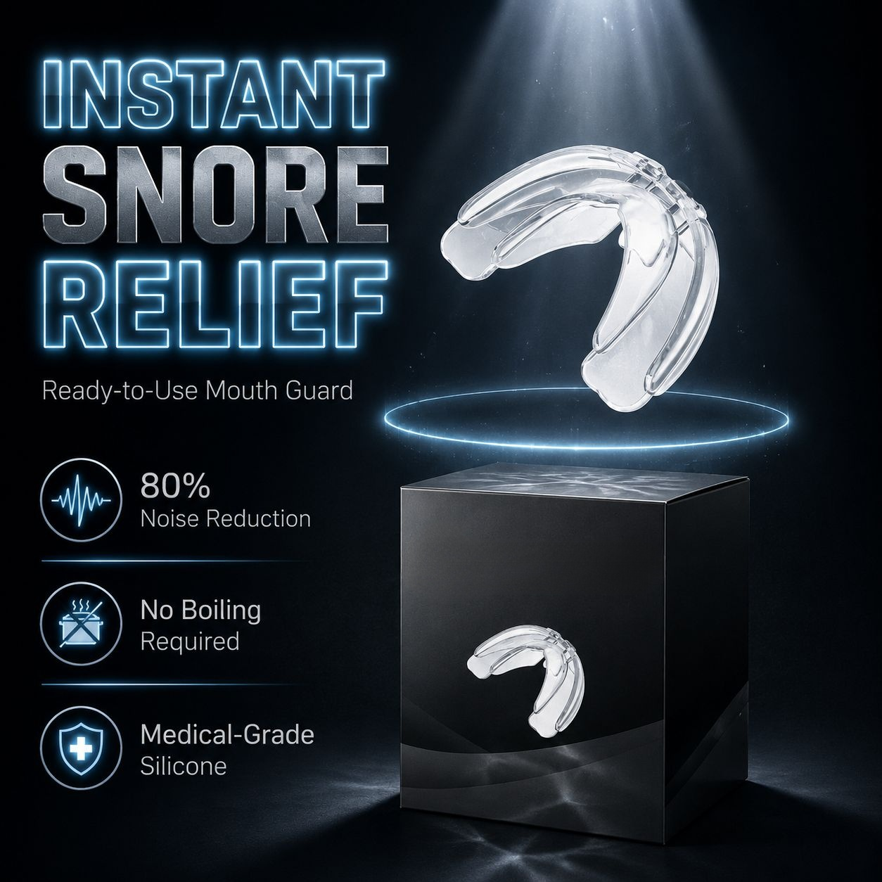 Anti-Snoring Mouth Guard Nighttime Anti-Snore & Teeth Grinding Protector
