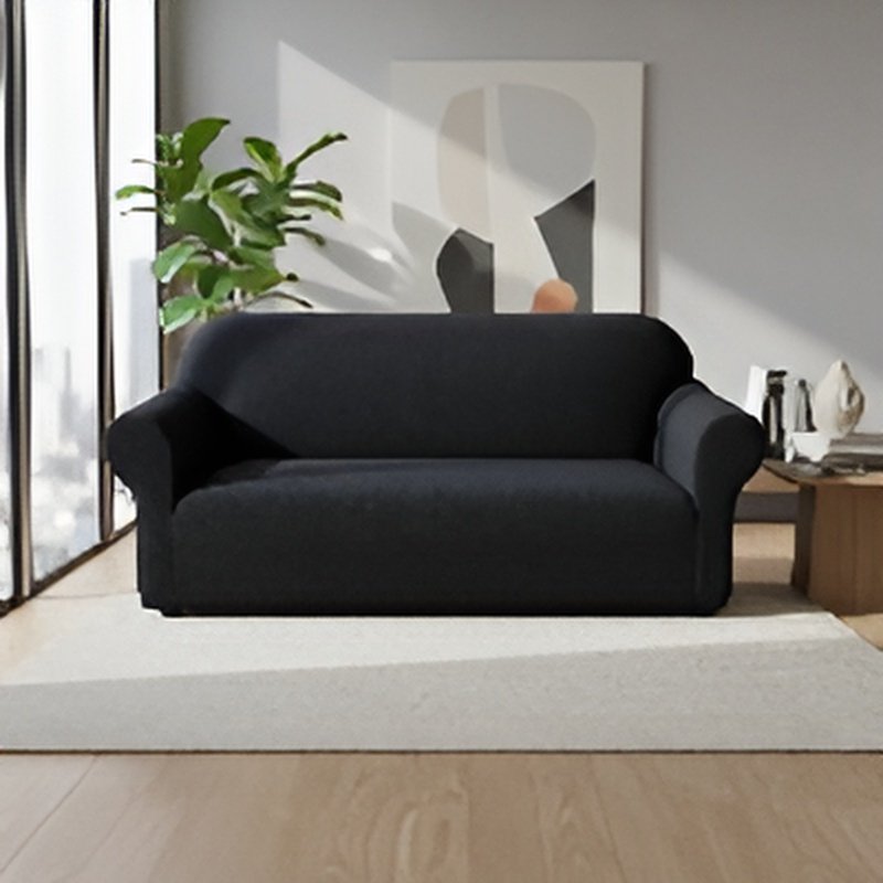 Waterproof Stretch Sofa Cover, Plain Design, Chaise Lounge Combination Sofa Protector