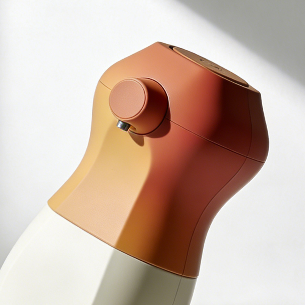 Compact travel water heater with easy controls