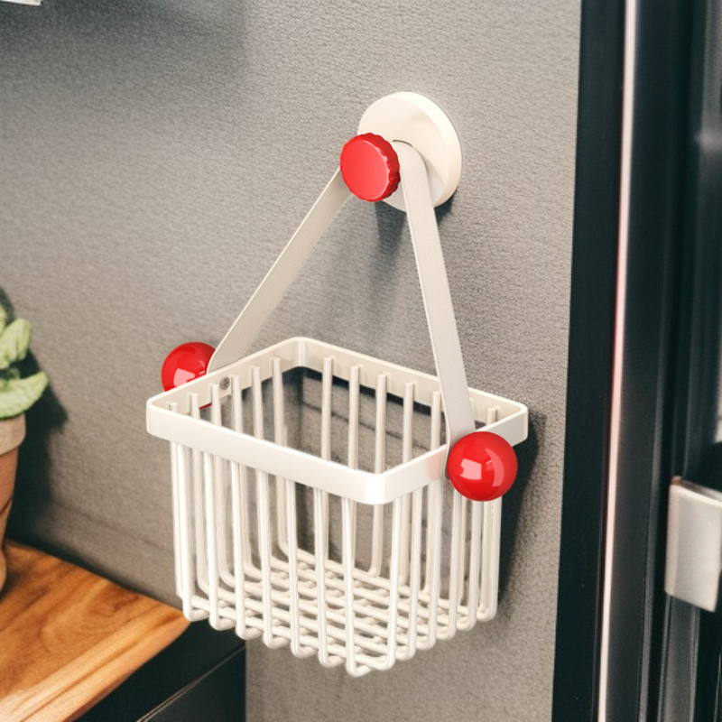 주방용 다기능 벽걸이 수납 바구니