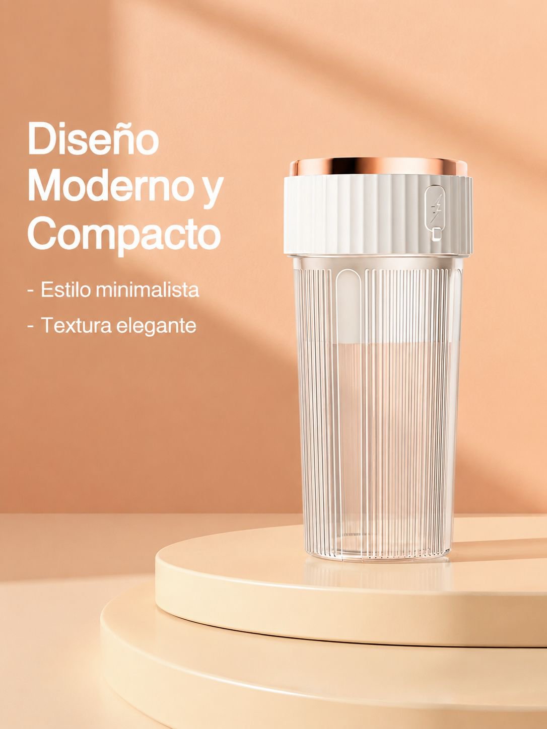 Vaso exprimidor portátil recargable