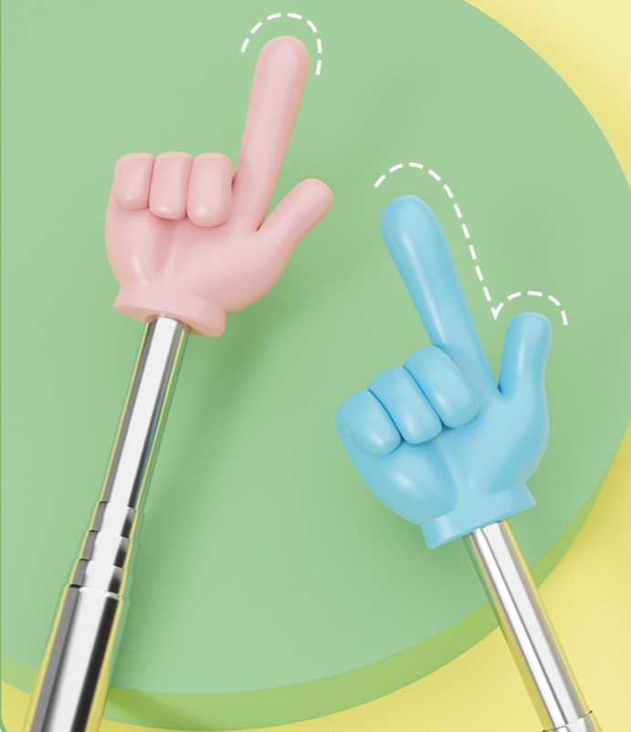 Innovatives Gadget zum Lesen mit dem kleinen Finger