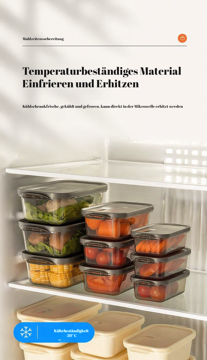 Praktische Essensaufbewahrung für Picknick und Reisen