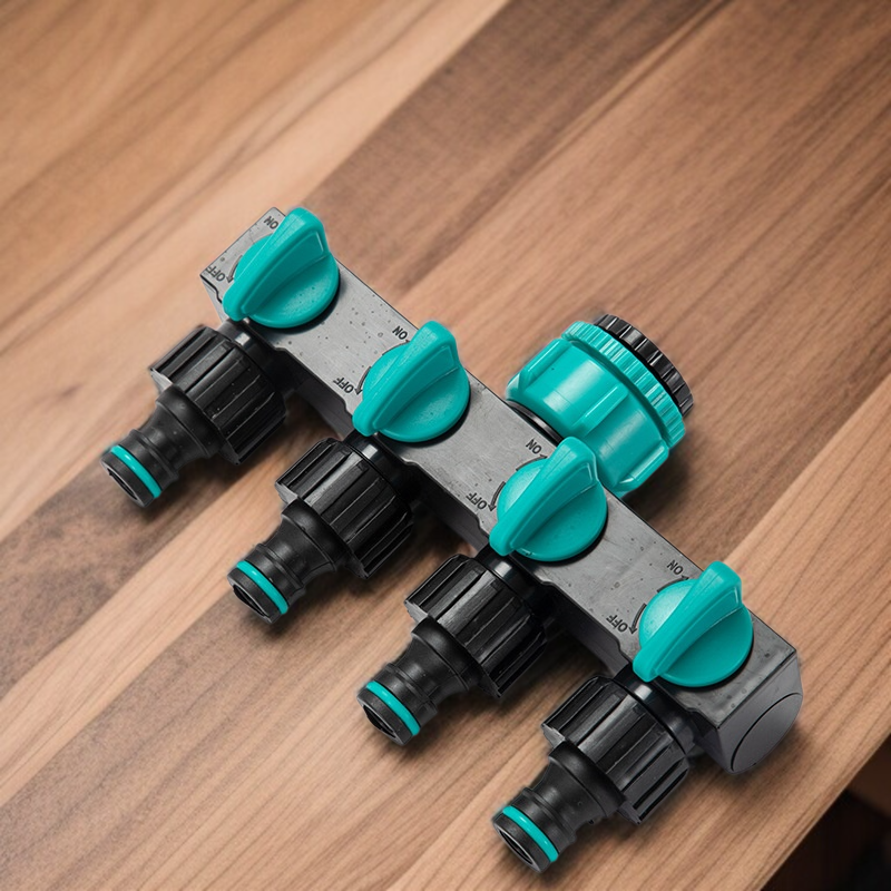 5통 4로 1구 이음매 분수기 수도관 세차 수도관 스위치 부착 분류 5통 수도꼭지 커넥터