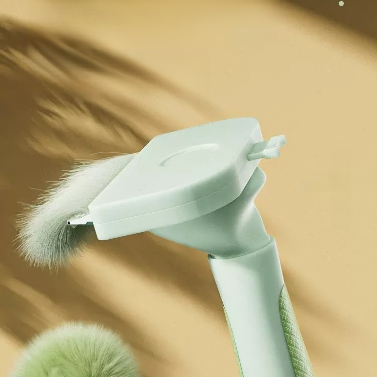 Pet rounded blade hair removal comb