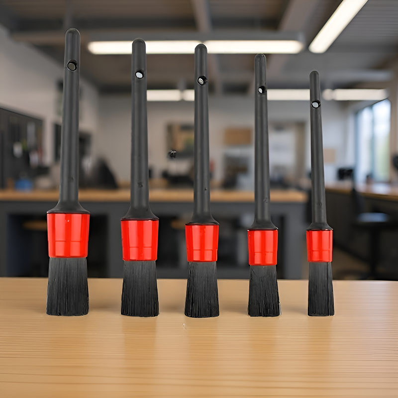 Zestaw 5 szczotek do czyszczenia samochodu, narzędzia do detali