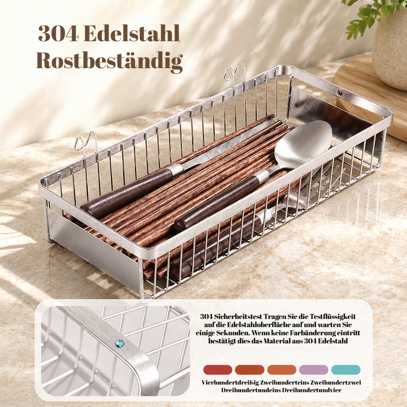 Praktischer Besteckhalter aus hochwertigem Edelstahl