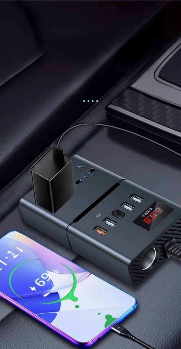 災害時にも役立つ車用電源コンバーター