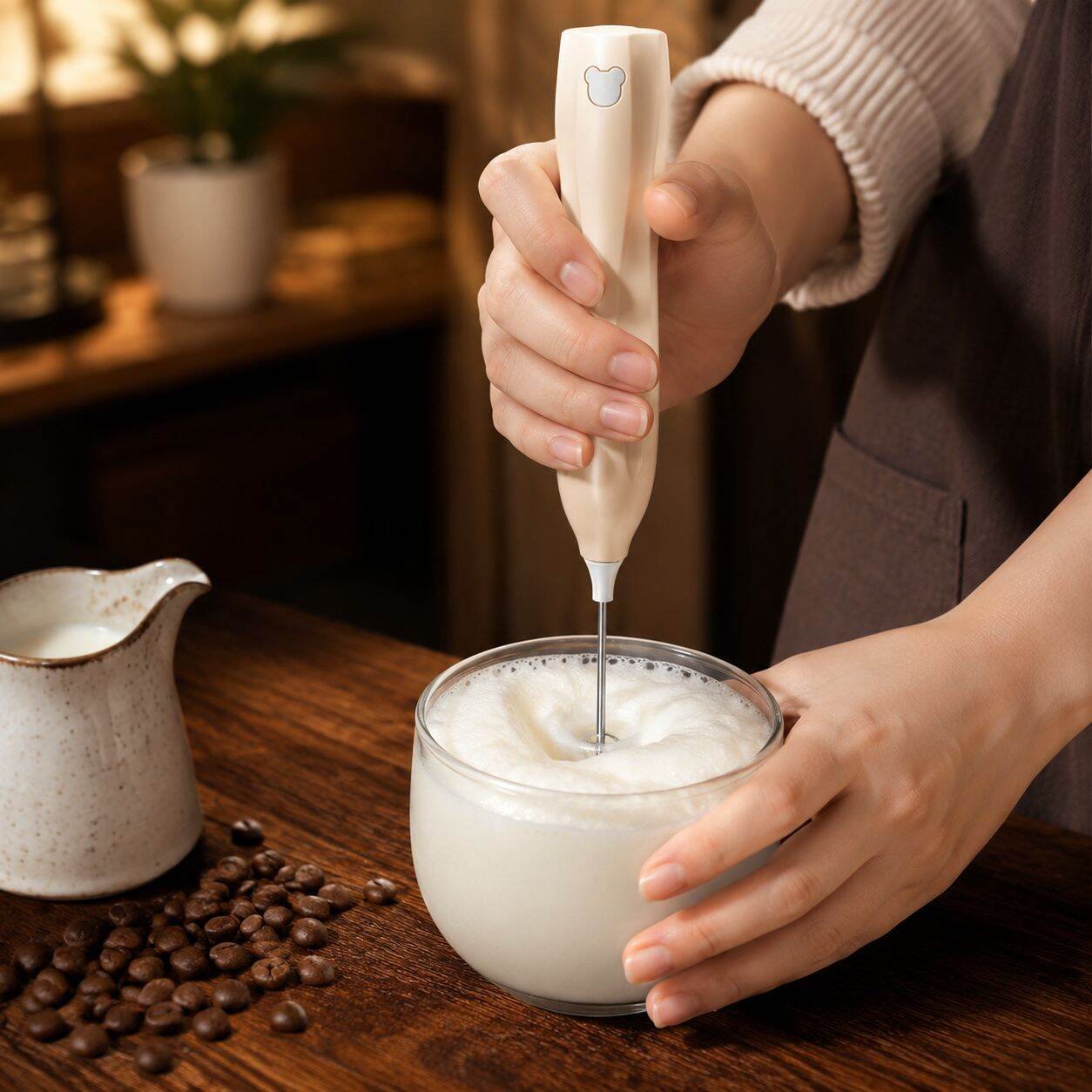 Elektrischer Eiermixer für den Haushalt, Milchaufschäumer, Handmixer