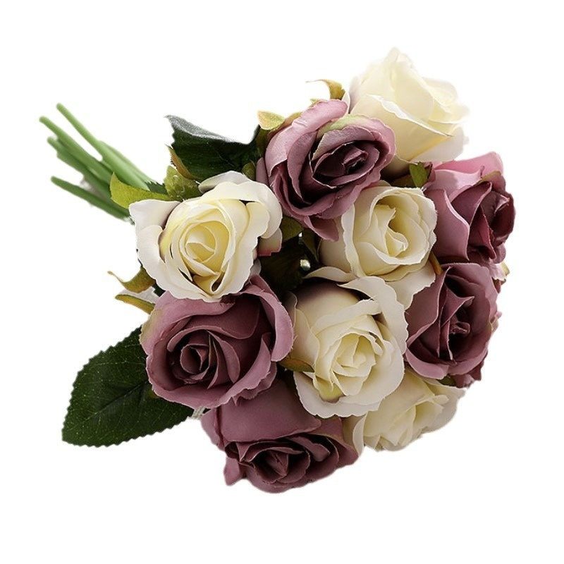 Bouquet de roses artificielles