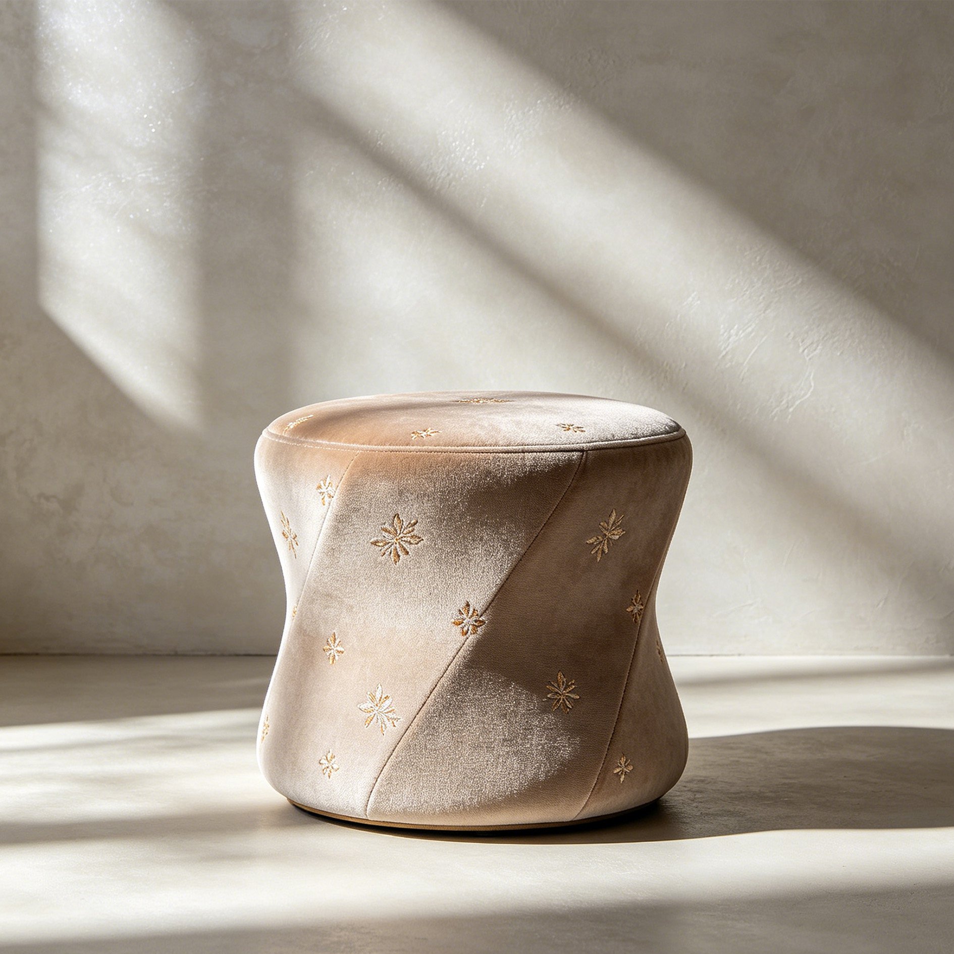 Feine Wohntextil-Hocker (Doppelpack)