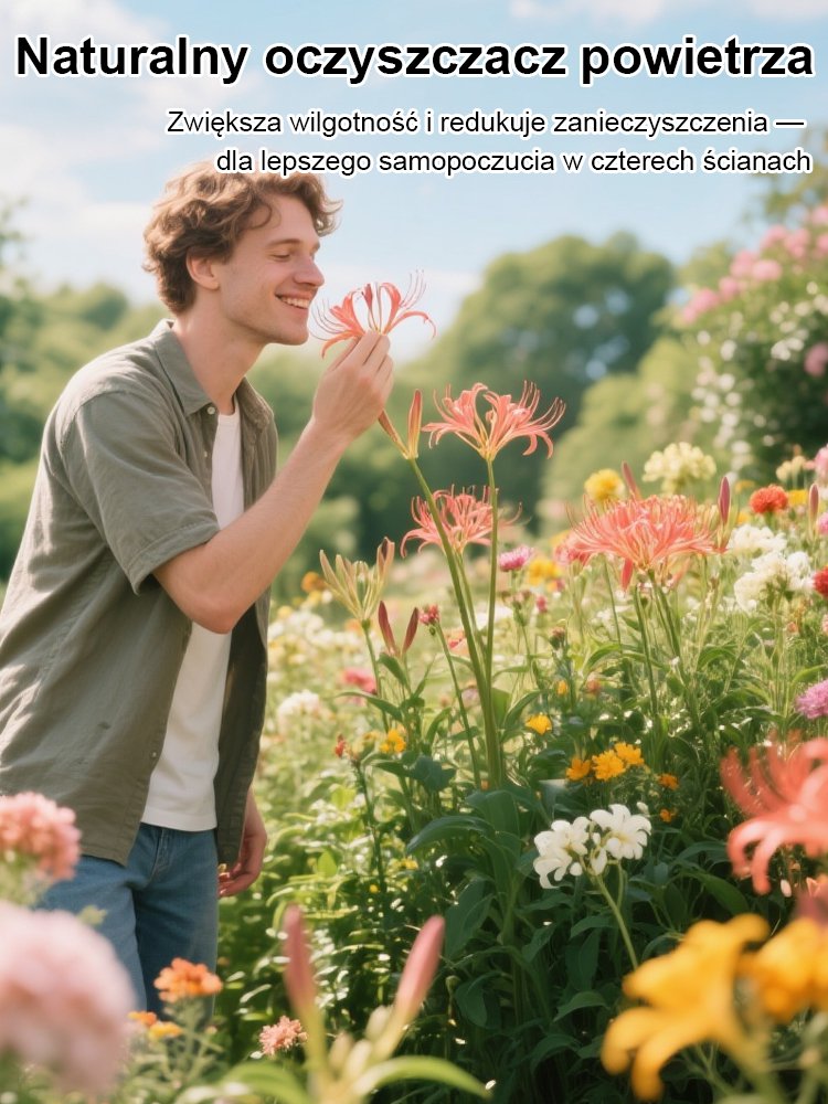 Całorocznie kwitnąca, mrozoodporna i odporna na upały cebulka Lycoris (kwiat tęsknoty)