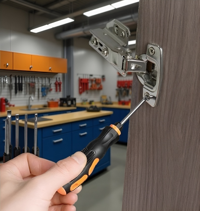 Assorted screwdriver heads for versatile use