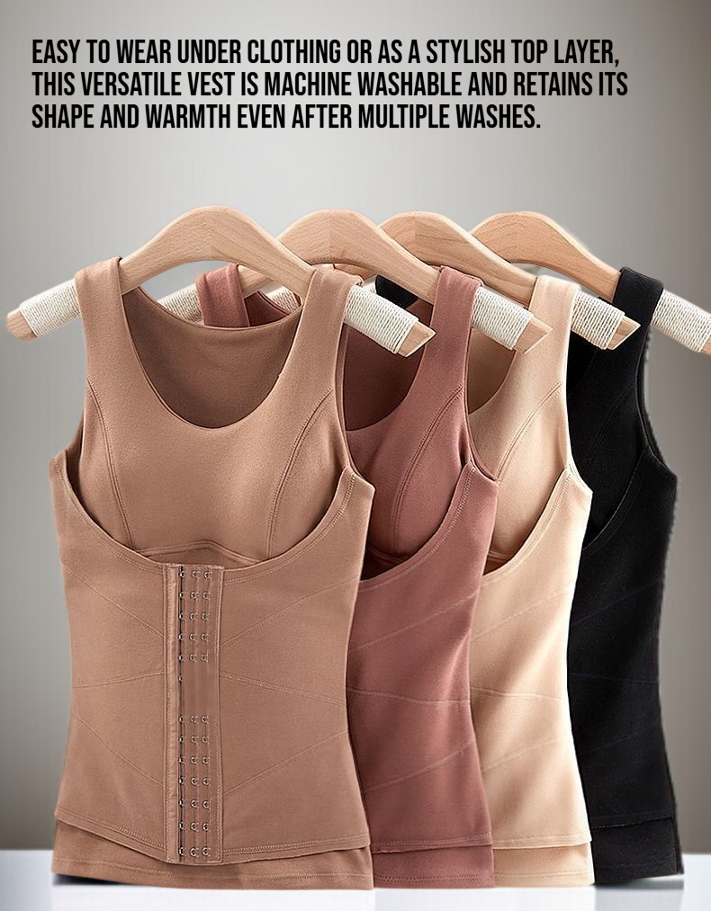 Front view of Ladies' Chest Cushion Warm Vest