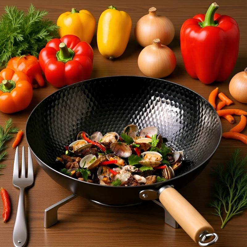 Cazo antiadherente sin recubrimiento, diseño elegante y fácil de usar