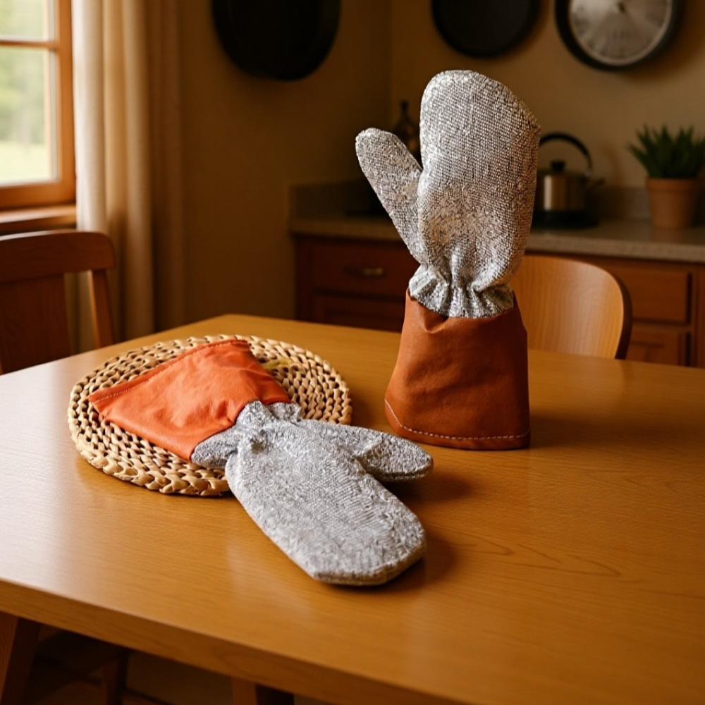 주방에서 사용하는 두꺼운 청소 장갑