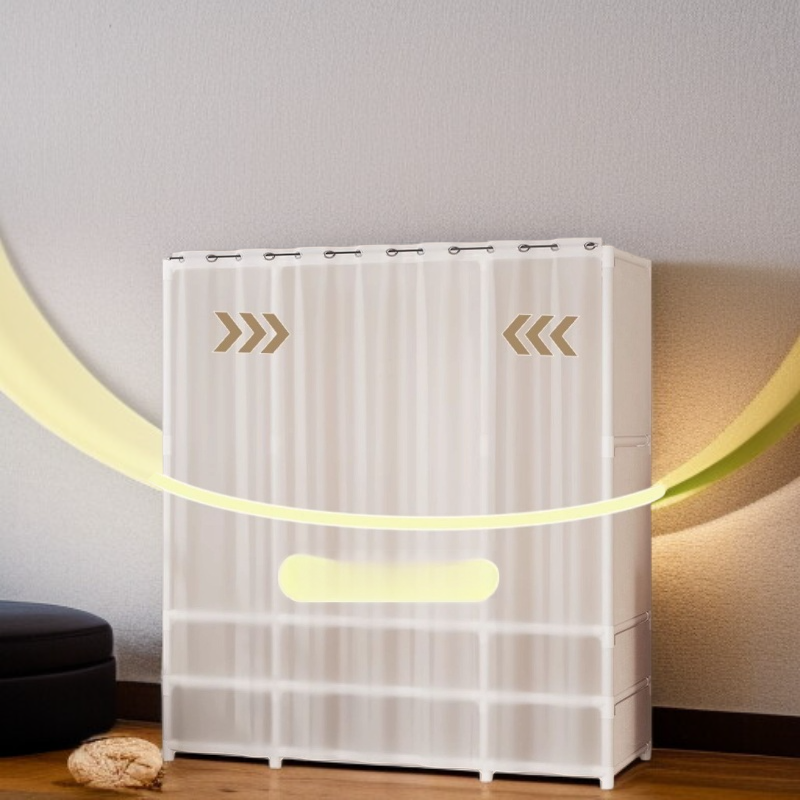 モダンなデザインの収納ワードローブ