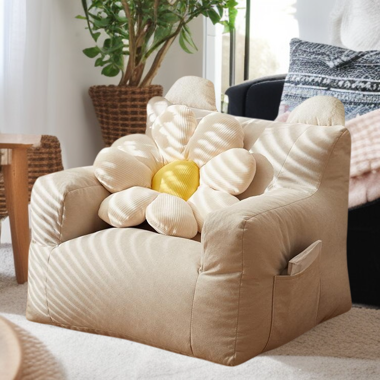 ボーイ キューティキャラクター ベビー用リラックスソファ 快適なビーンバッグソファ