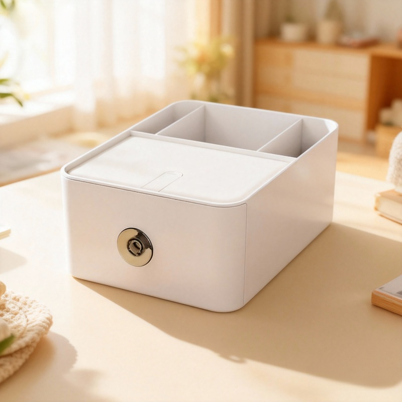 Große Aufbewahrungsbox mit Trennwänden