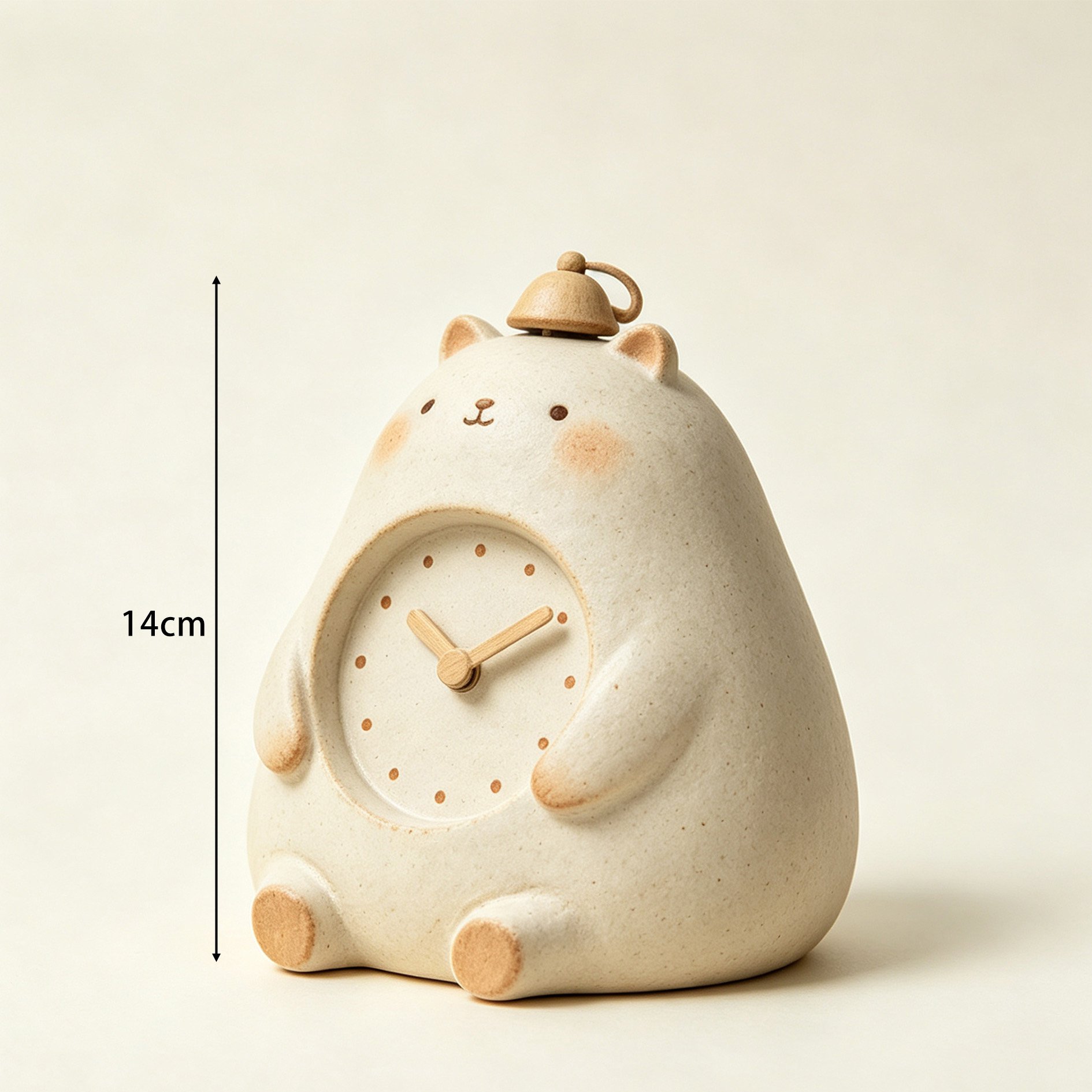インテリアに映えるホッキョクグマの時計