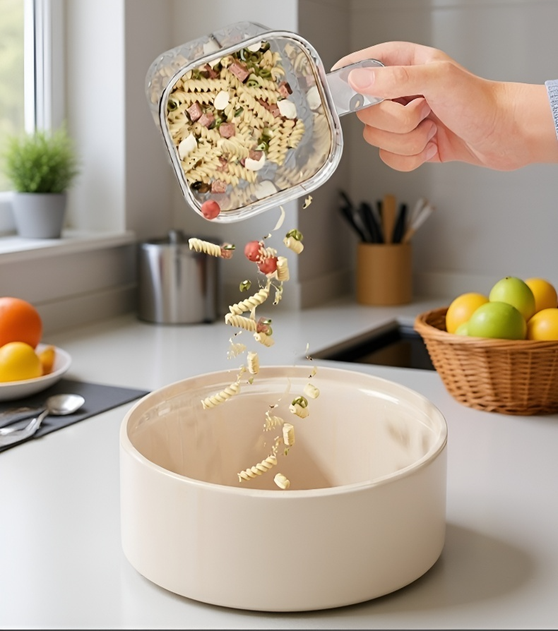 분리형 구조의 싱크대 바구니 모습