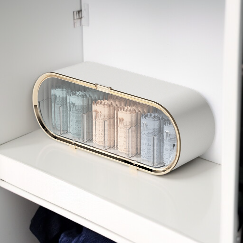 シームレスな壁掛け下着収納ボックス