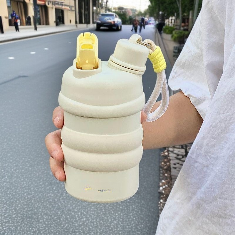 全新316不鏽鋼保溫杯女學生便攜式杯日常防摔