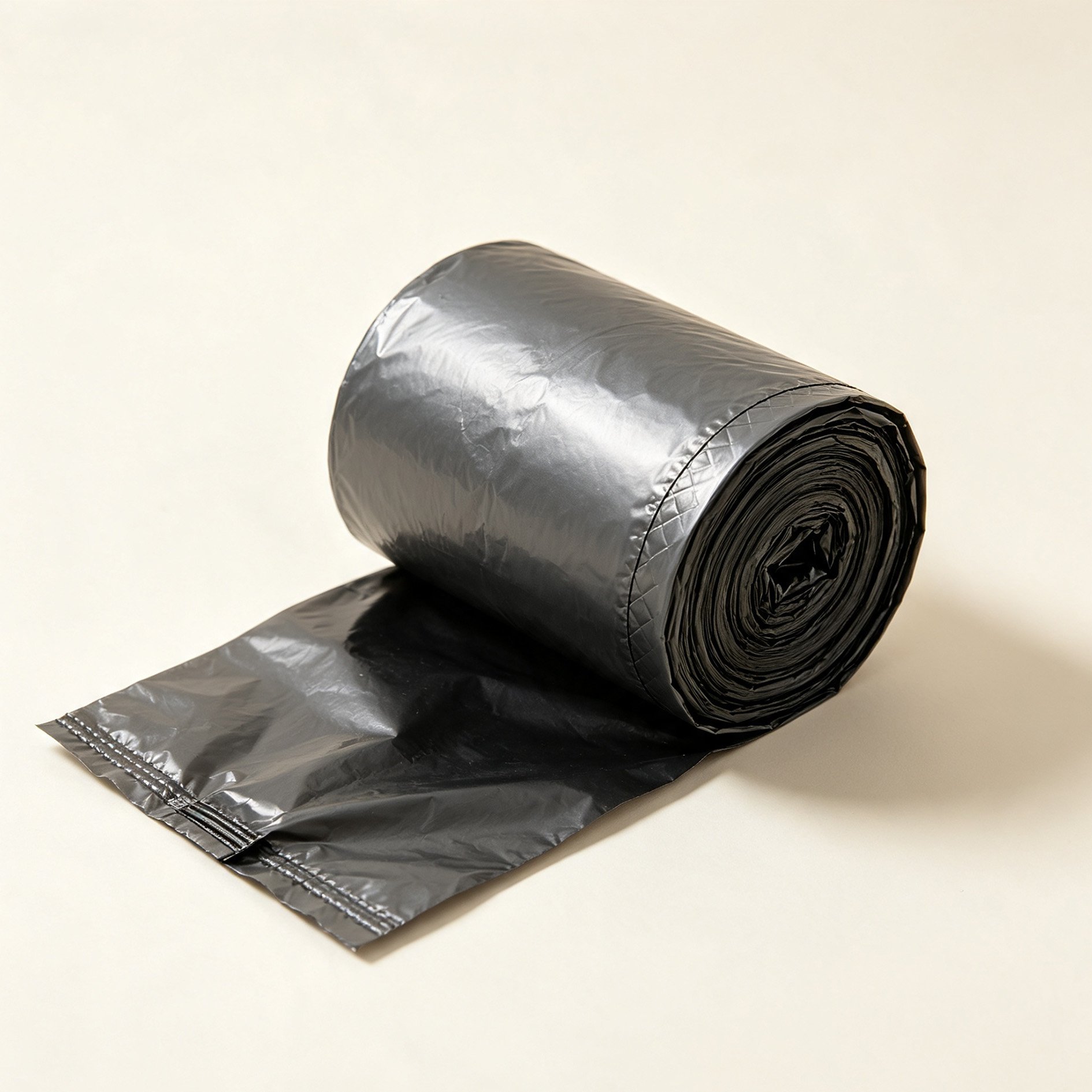 Thickened perforated garbage bags