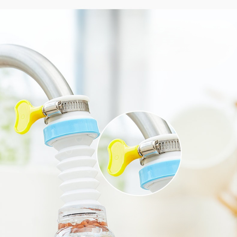 Adjustable Household Kitchen Faucet Splash-Proof Filter