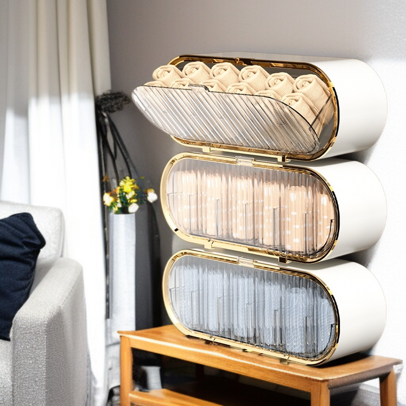 다기능 벽걸이 속옷 양말 수납함 옷장 칸막이 정리함