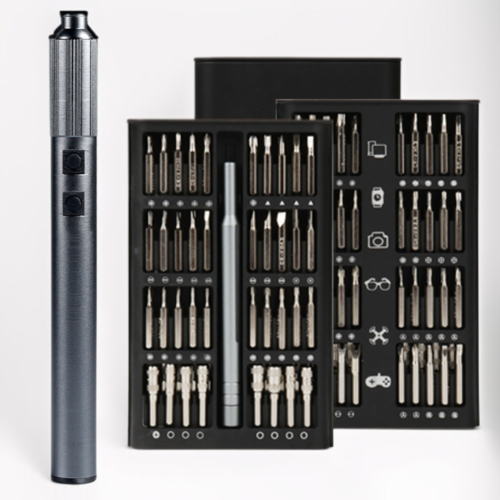 Juego de destornilladores con luz LED integrada